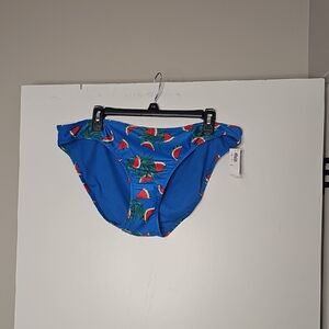 Old Navy Blue Watermelon Print Bikini Bottoms